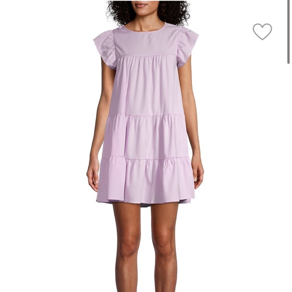 STELLAH purple mini dress